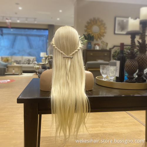 Wholesale Price 13x4 4x4 613 Human Hair Wig, 14-40 Inch Blonde 613 Full Lace Wig, 613 lace front wigs for black Women